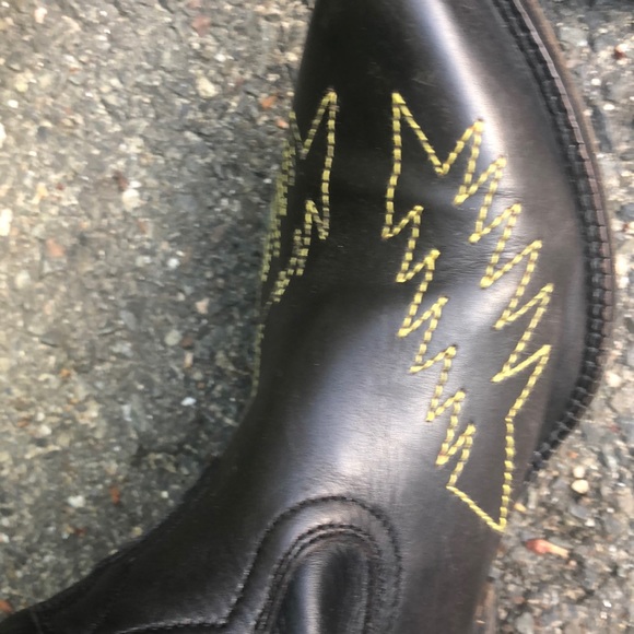 Custom made Grateful Dead stealy cowboy boots - Picture 4 of 12